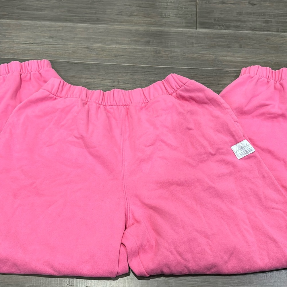 Hollister Pink Sweatpants with Elastic Waistband